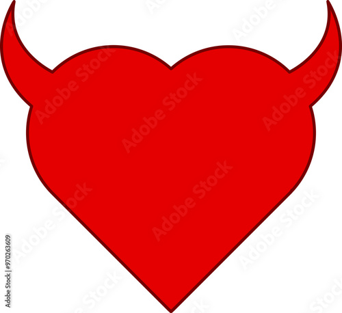 Heart with Devil Horns