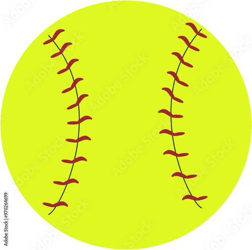 Yellow Softball