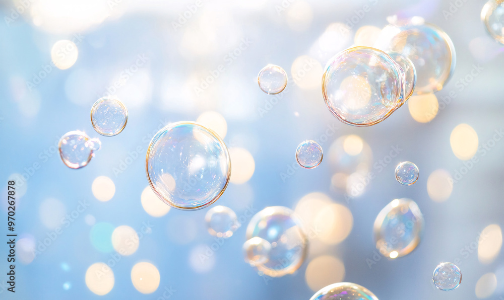 bubbles on blue sky-generative ai bubbles on blue sky-generative ai