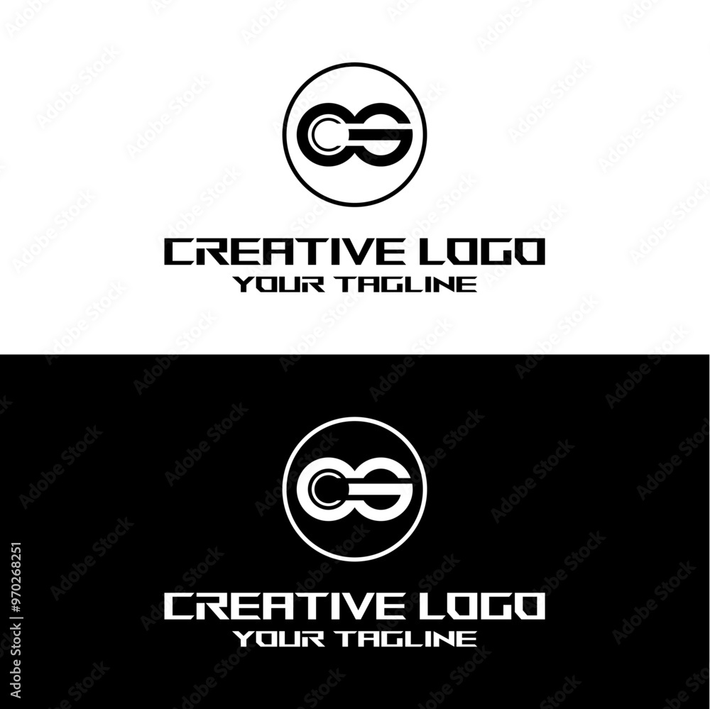 creative letter logo cg desain vektors creative letter logo cg desain vektors