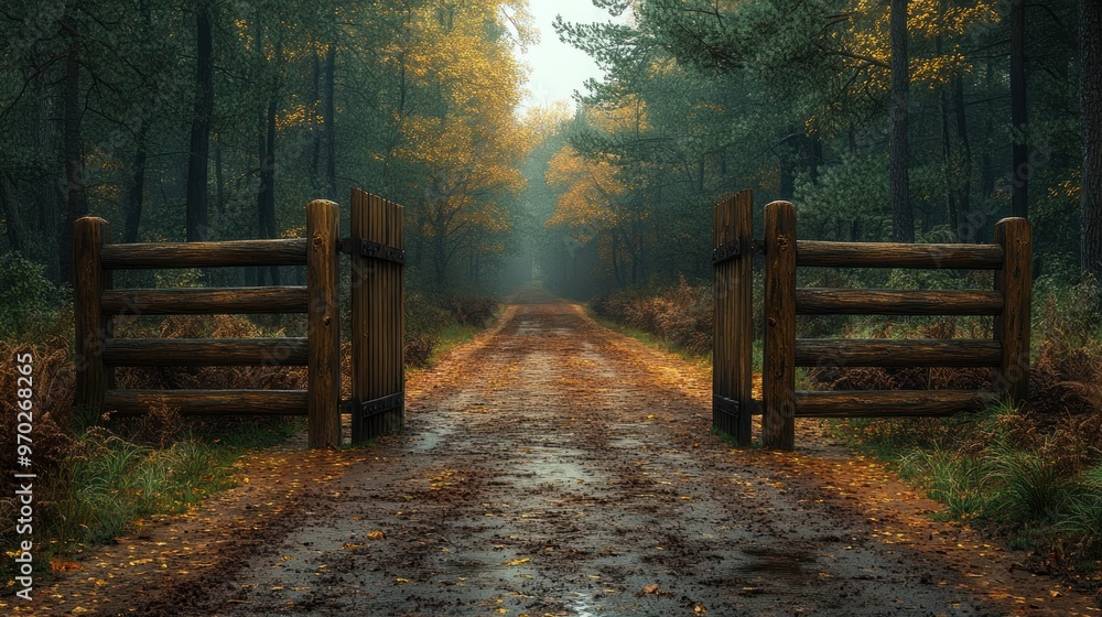 Mysterious Forest Path