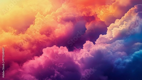 Nice bright color clouds