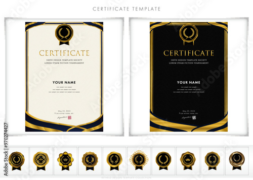 賞状２３５　certificate　award　表彰状　celebration