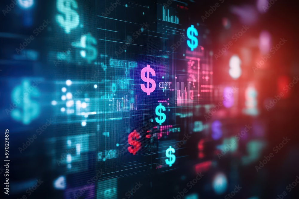 A dynamic visual of inflation and deflation, with currency symbols expanding and contracting in a visually striking manner A dynamic visual of inflation and deflation, with currency symbols expanding and contracting in a visually striking manner
