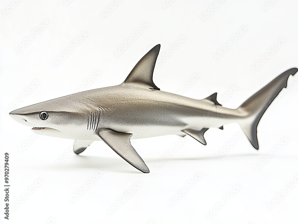 Fototapeta premium Shark isolated on white background