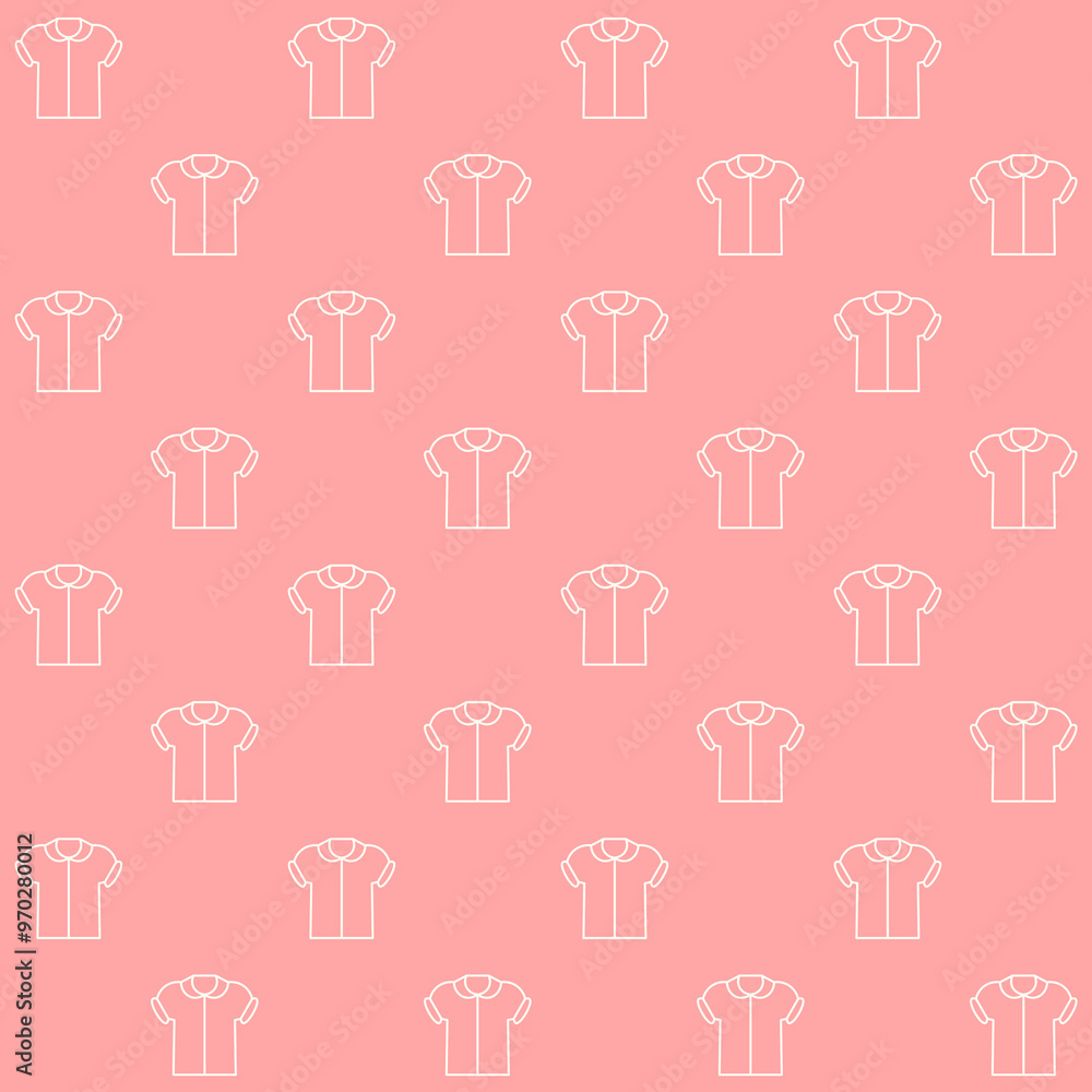 Blouse Clothes Vector Seamless Pattern Blouse Clothes Vector Seamless Pattern