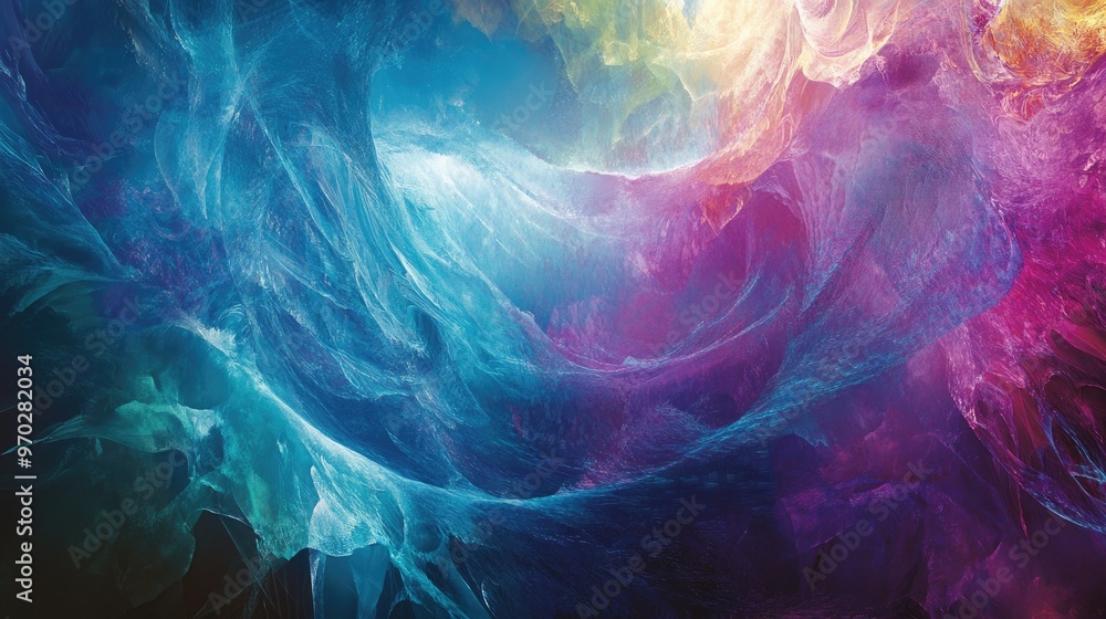 A graphic featuring a fantasy inspired abstract background A graphic featuring a fantasy inspired abstract background