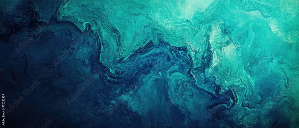 Vibrant abstract blue and green background featuring marble and water textures complemented by dark green blurs and transitions for decorative banners or website enhancements Vibrant abstract blue and green background featuring marble and water textures complemented by dark green blurs and transitions for decorative banners or website enhancements