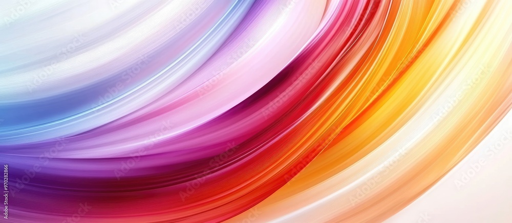 Fototapeta premium Abstract colorful smooth lines background suitable for business brochures and templates Ideal for window design and promotional materials