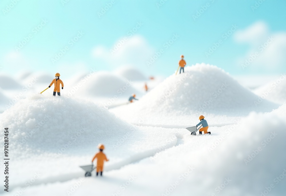 Japanese Aesthetic: Miniature Workers and Sugar Hills Japanese Aesthetic: Miniature Workers and Sugar Hills
