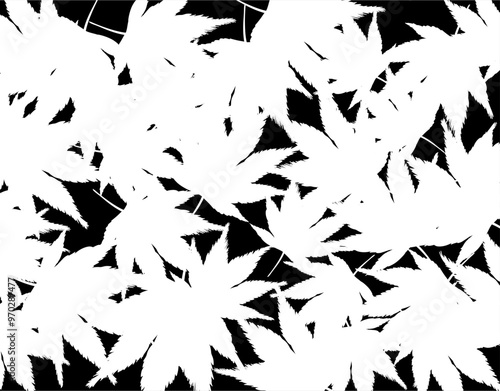 silueta arbol, arbusto, hojas, ramas, otoño, ilustracion, bosques, naturaleza, sequia, atmosfera