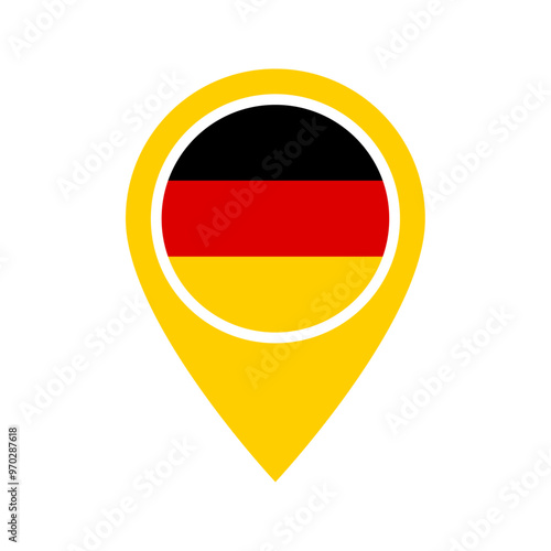 Free Download German flag location icon - GFXLoad