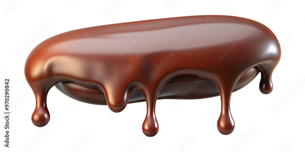 3D Chocolate Dripping PNG on Transparent Background - Great for Creative Projects 3D Chocolate Dripping PNG on Transparent Background - Great for Creative Projects