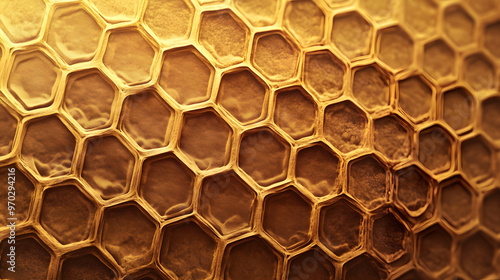 beautiful warm and engaging picture of honeycomb texture