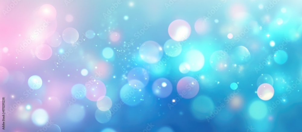 Soft Blue Dreamy Bokeh Ball Glowing Background Texture Soft Blue Dreamy Bokeh Ball Glowing Background Texture