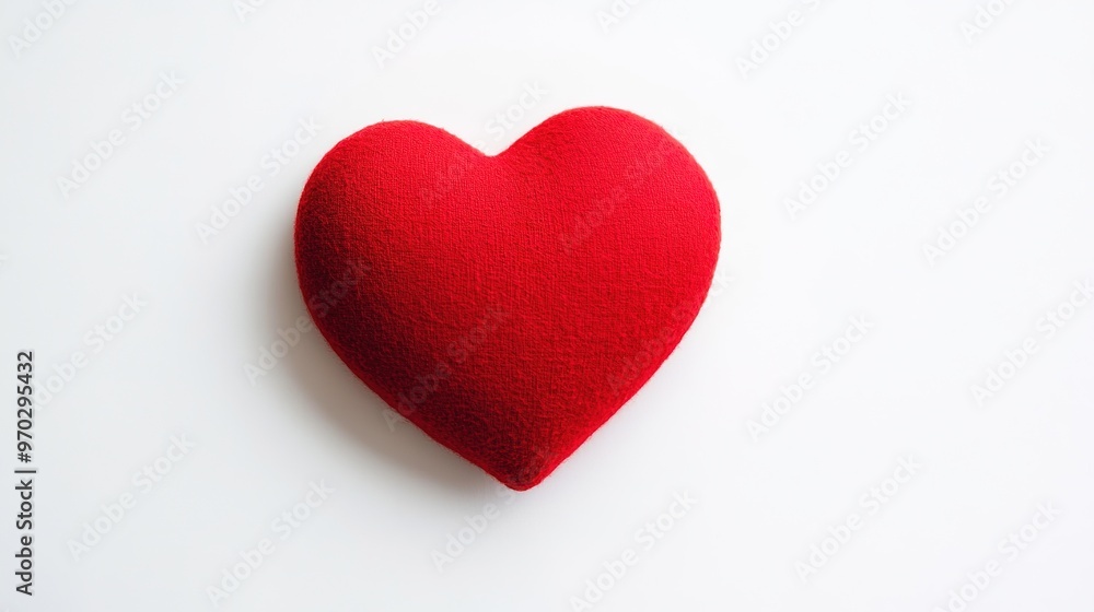 Simple Flat Heart Icon on a White Background, Ideal for Minimalist Designs and Graphic Use Simple Flat Heart Icon on a White Background, Ideal for Minimalist Designs and Graphic Use