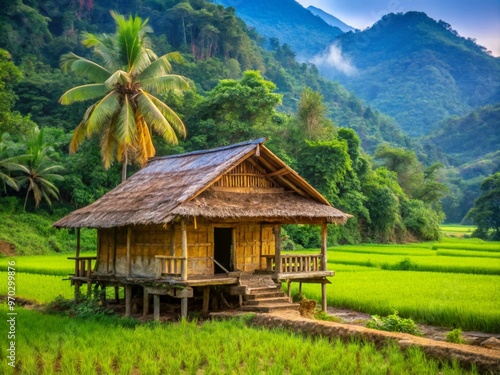 house in the mountains