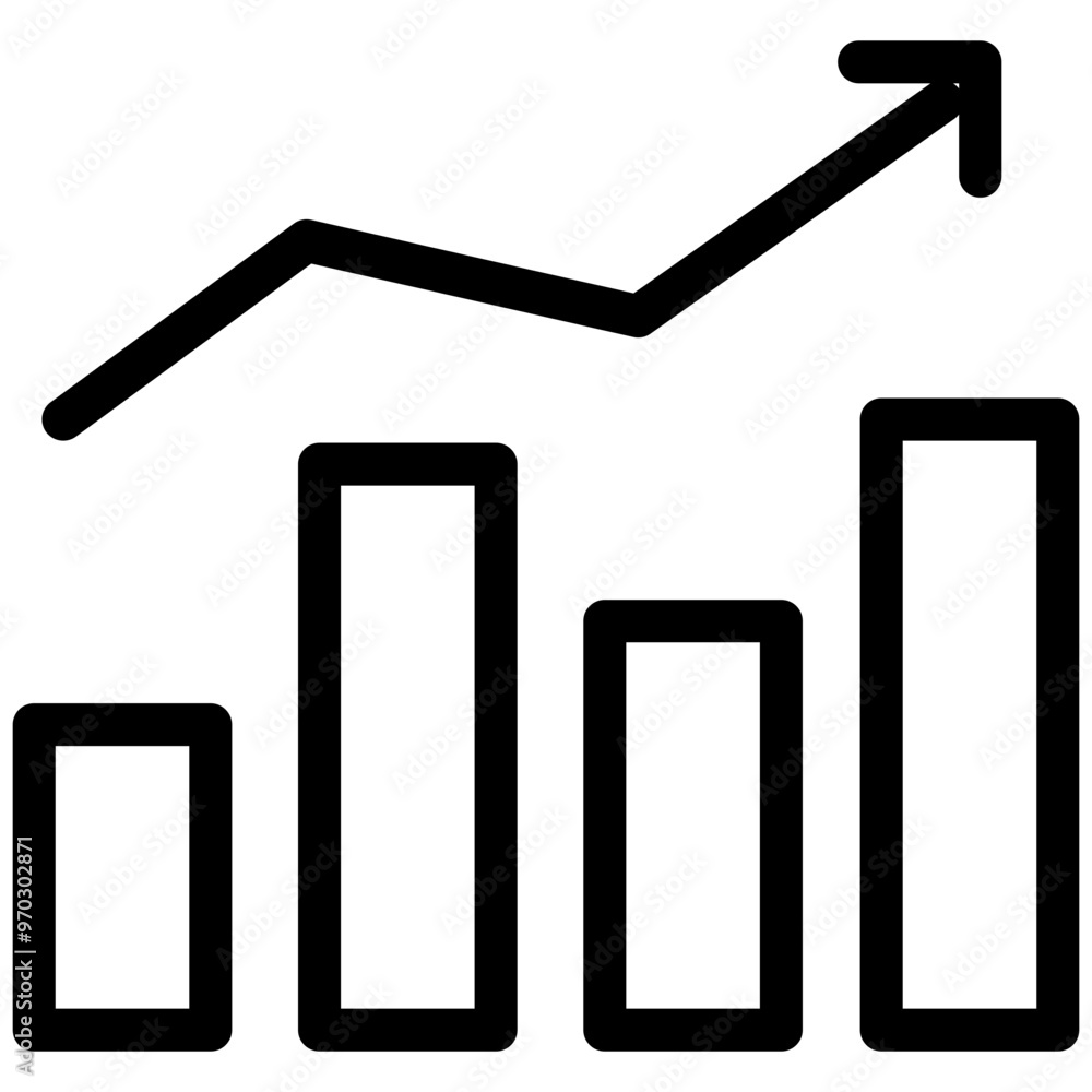Growth icon vector symbol illustration Growth icon vector symbol illustration