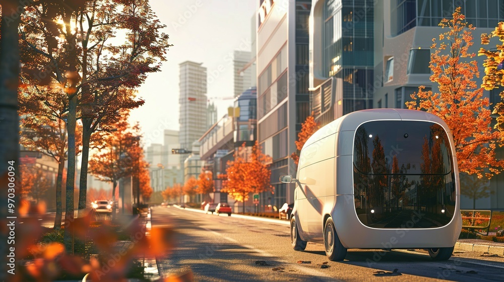 Smartphone App for Self-Driving Van: Delivering Packages to Specific Locations Within a City with GPS Tracking – The Future of Delivery Technology Smartphone App for Self-Driving Van: Delivering Packages to Specific Locations Within a City with GPS Tracking – The Future of Delivery Technology