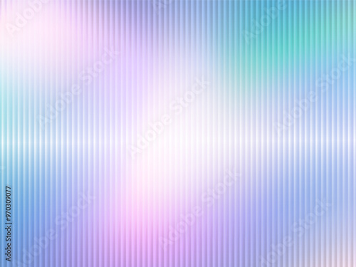 Transparent Ribbed Glass vector background. Clear Foil Texture for Rainbow Flare cristal Prism overlay light effect. Acrylic satin Corrugated Textured window. Light matte surface abstract backdrop.