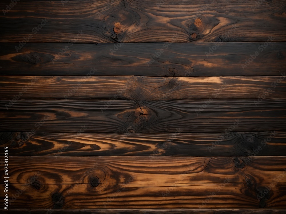 Fototapeta premium dark burnt wood texture background