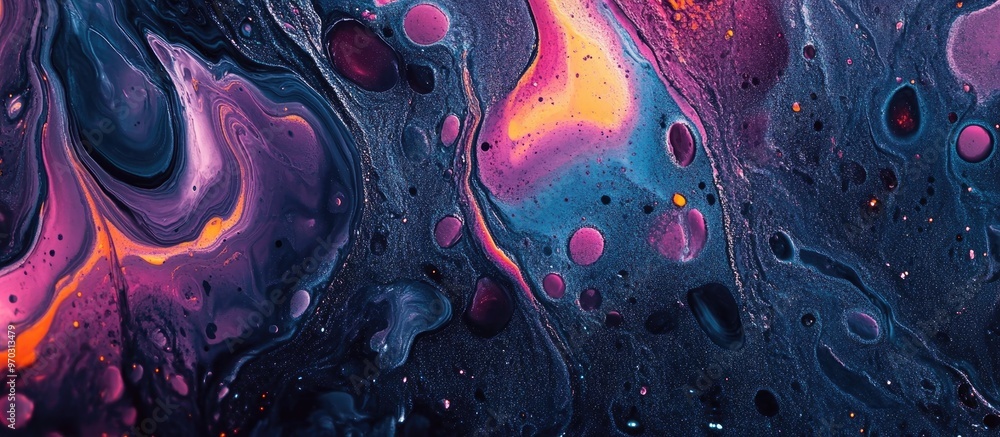 Abstract neon creative backdrop featuring marble style paint strokes on texture Suitable for web and game design this macro image showcases grunge mud art and surrealistic elements Abstract neon creative backdrop featuring marble style paint strokes on texture Suitable for web and game design this macro image showcases grunge mud art and surrealistic elements