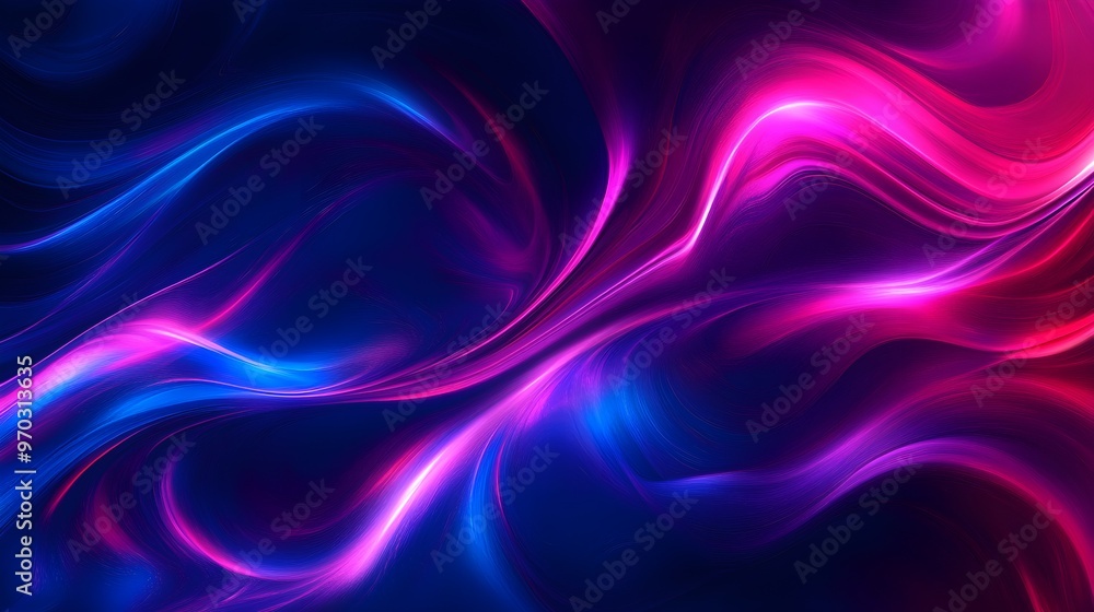 Dreamy swirls in a palette of cool blues and purples, blending seamlessly into each other, Neon highlights, Futuristic, Seamless loop pattern Dreamy swirls in a palette of cool blues and purples, blending seamlessly into each other, Neon highlights, Futuristic, Seamless loop pattern