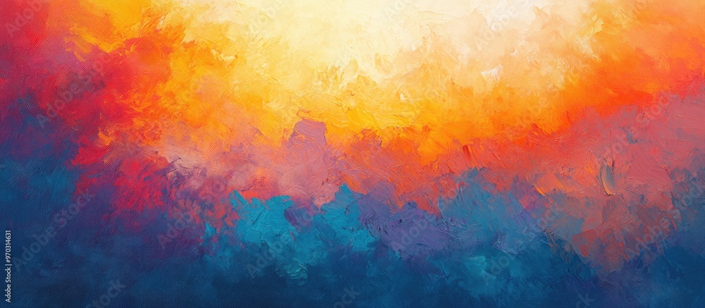 Abstract oil painting featuring a colorful background Impressionist style abstraction with modern surrealist elements Ideal for wall decor as a poster Unique hand drawn texture design Abstract oil painting featuring a colorful background Impressionist style abstraction with modern surrealist elements Ideal for wall decor as a poster Unique hand drawn texture design