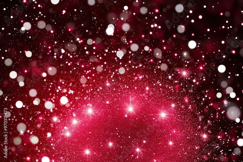 Dazzling Ruby Sparkle and Twinkling Particle Effect