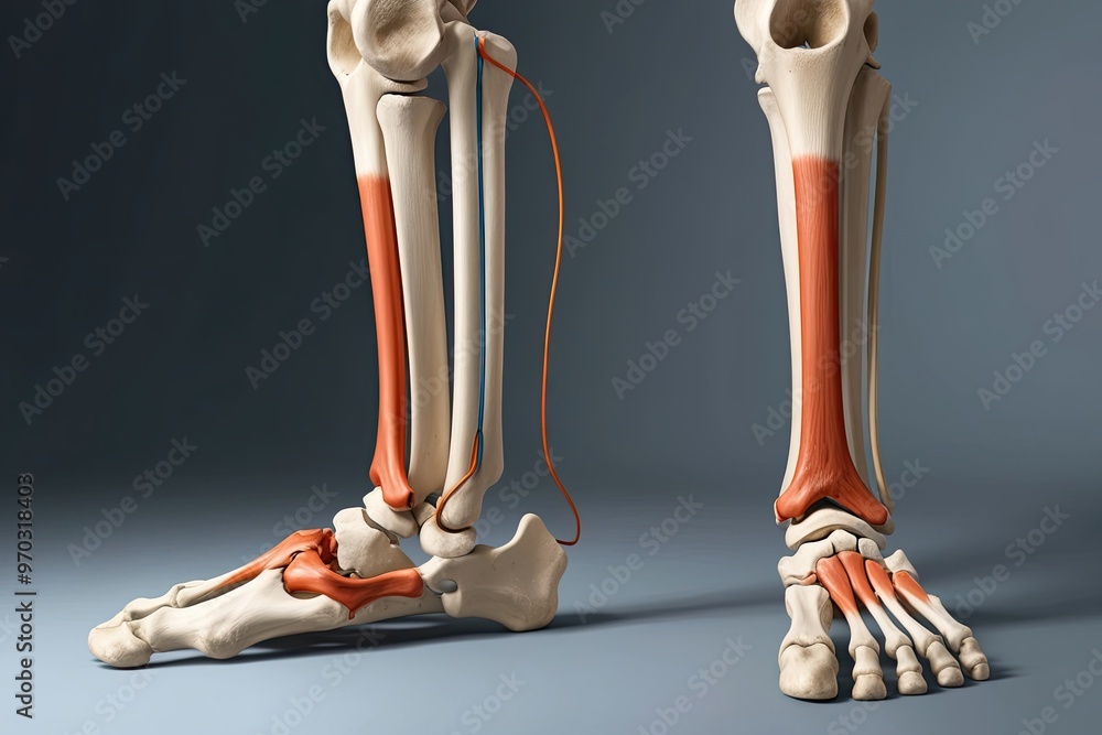 Understanding Human Skeleton Anatomy Tibia Fibula Connections and Joint ...