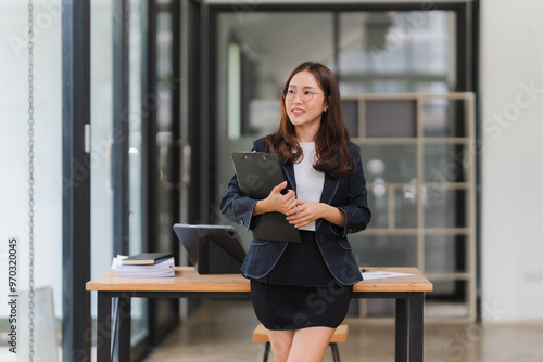 Confident Young Professional in Modern Office