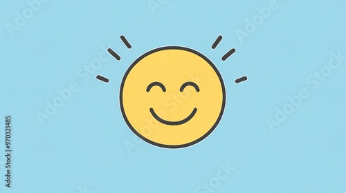 An icon representing an achievement, featuring a friendly face in an office setting. The design emphasizes a positive, approachable expression, ideal for conveying success and professionalism. 