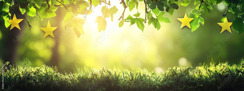 Obraz premium The EU Green Deal-comprehensive green economic recovery plan-environmental sustainability, reducing carbon emissions, and promoting clean energy technologies.Regulation,legislation,COP26,climat.