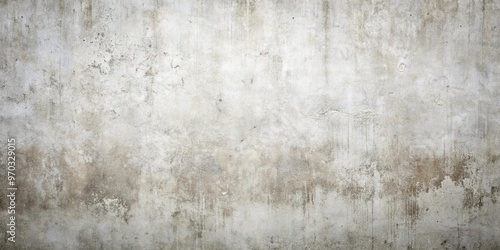 Weathered Concrete Wall with Rough Texture and Natural Stains 