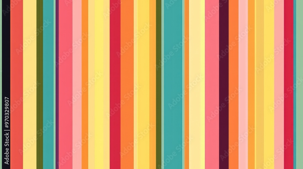 Obraz premium Vibrant seamless striped pattern suitable for textiles designs and backgrounds