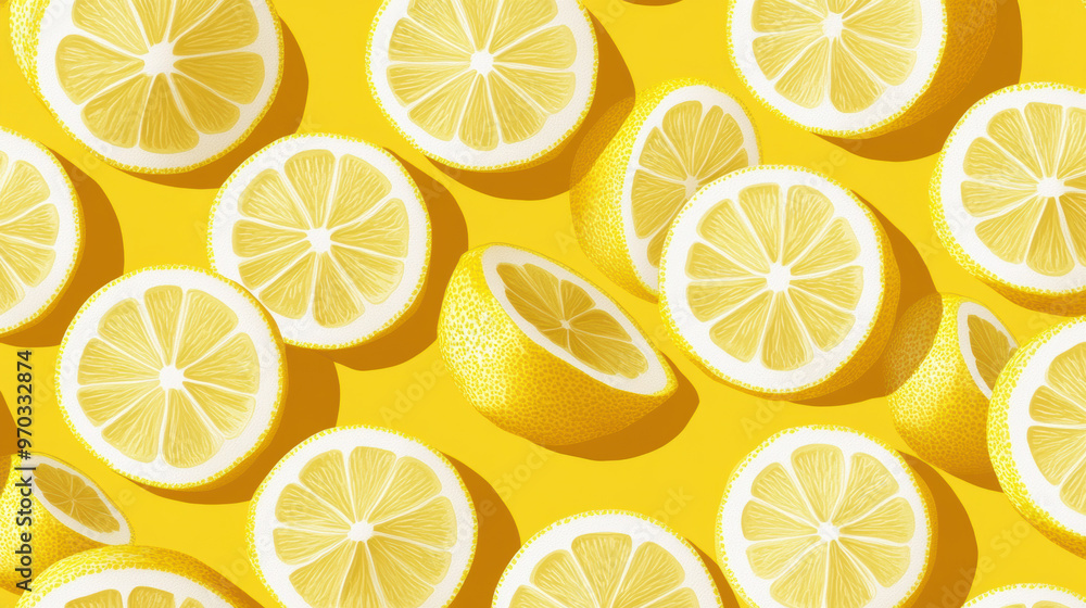 Lemon Slices Pattern. Lemon Slices Pattern.