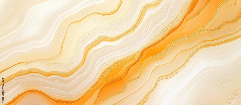 Natural Agate Stone Abstract Background With Gold Lines Natural Agate Stone Abstract Background With Gold Lines