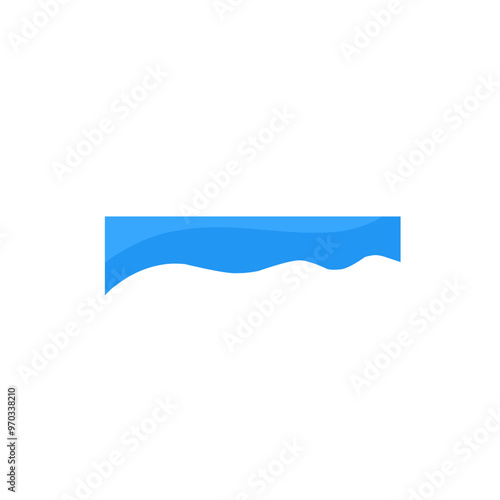 blue wave upper border