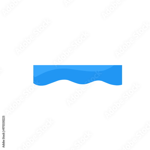 blue wave upper border