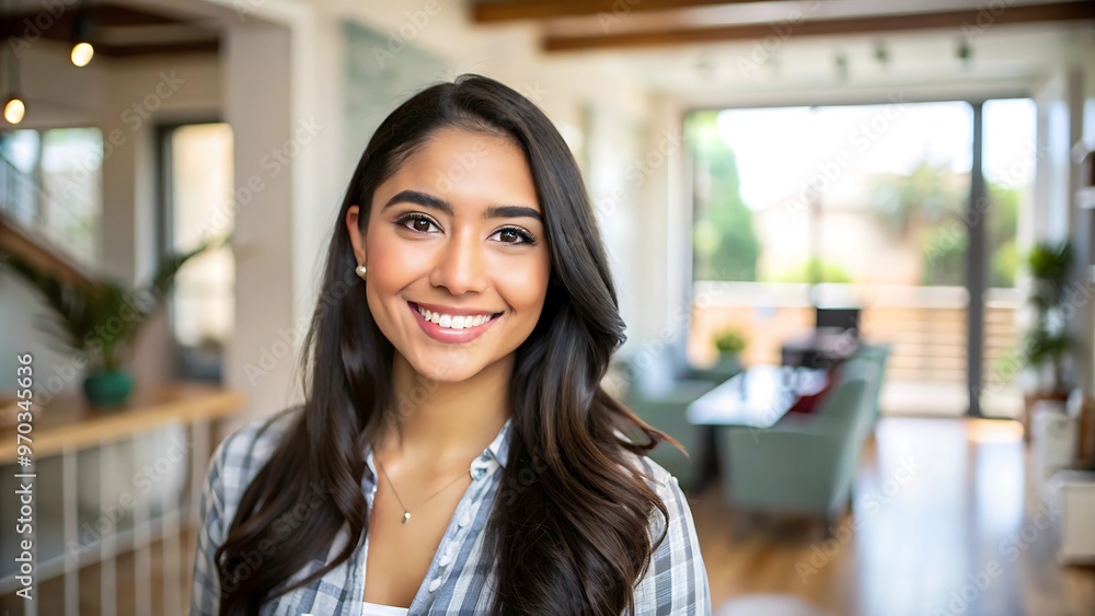 Portrait of a Smiling Young Woman. Portrait of a Smiling Young Woman.