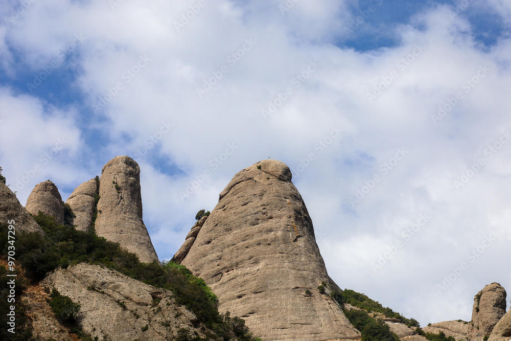 Gorra Frígia (Phrygian cap) is a rock formation at the Mountain of Montserrat, Catalonia in the shape that resembles a Phrygian cap. Gorra Frígia (Phrygian cap) is a rock formation at the Mountain of Montserrat, Catalonia in the shape that resembles a Phrygian cap.
