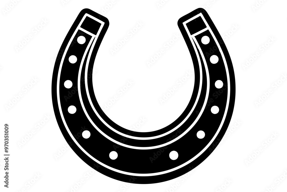 Horseshoe icon, Luck symbol, Horseshoe silhouette vector
Horseshoe icon, Luck symbol, Horseshoe silhouette vector