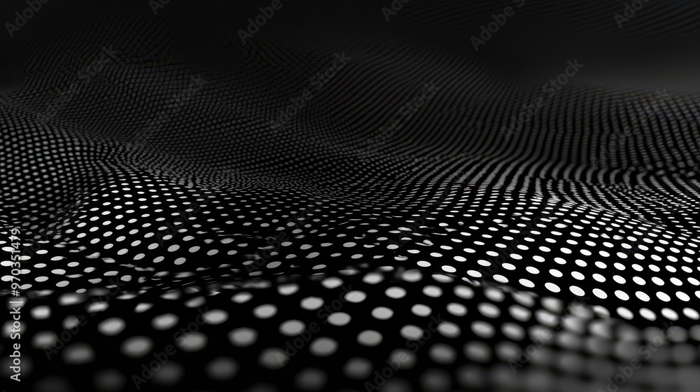 Abstract Black and White Polka Dot Pattern Background Abstract Black and White Polka Dot Pattern Background