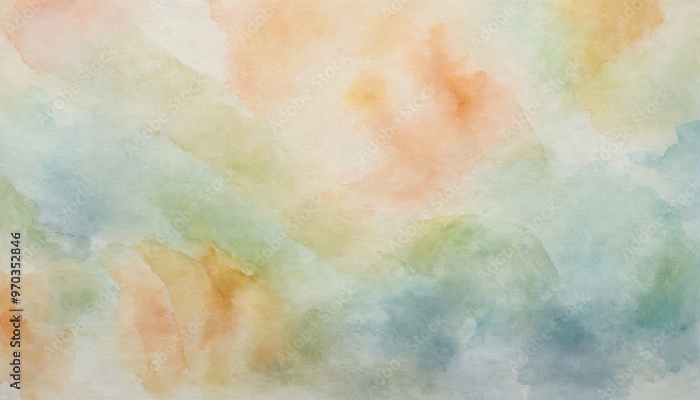 Obraz premium Abstract watercolor painting soft dreamy texture background mix