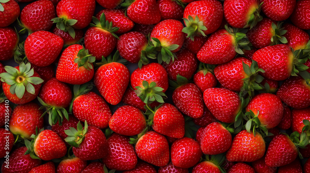 strawberries in a market strawberries in a market