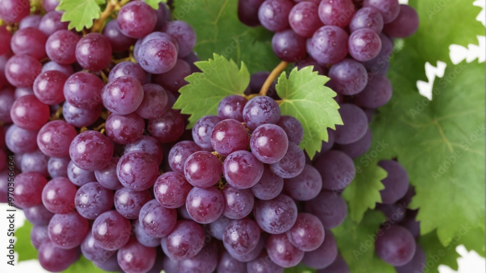Bunch purple grapes green leaves are round plump A symbol Bunch purple grapes green leaves are round plump A symbol