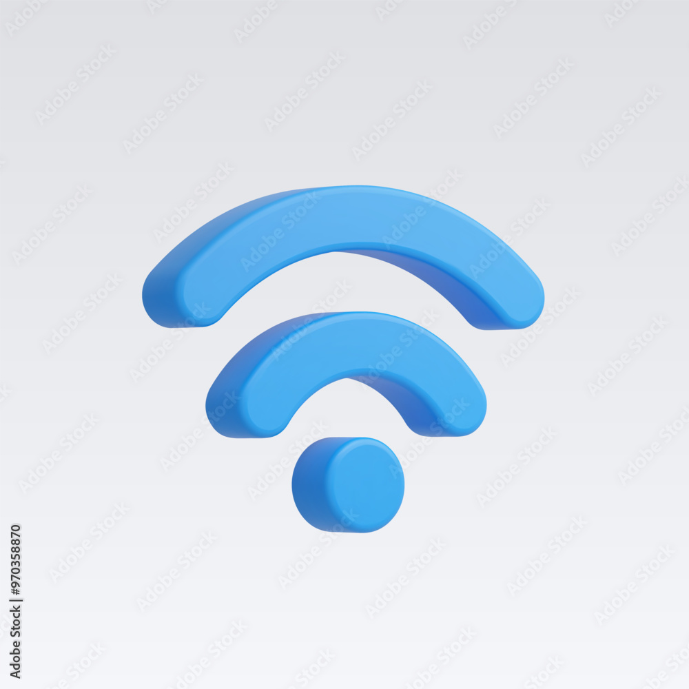 3d Realistic Wireless network vector illustration 3d Realistic Wireless network vector illustration