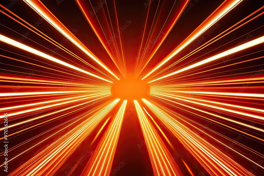 Vibrant Dynamic Orange Beam Effect with Glowing Light Stripes and Fluid Motion Vibrant Dynamic Orange Beam Effect with Glowing Light Stripes and Fluid Motion