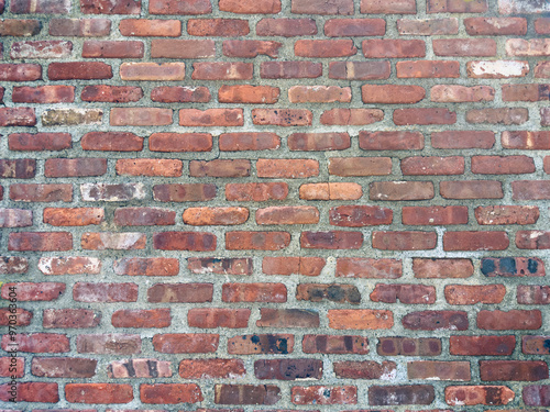 Red brick wall