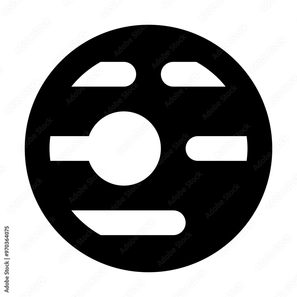 Planet icon in solid style. Simple astronomy symbol vector illustration — pixel-perfect icon. Planet icon in solid style. Simple astronomy symbol vector illustration — pixel-perfect icon.